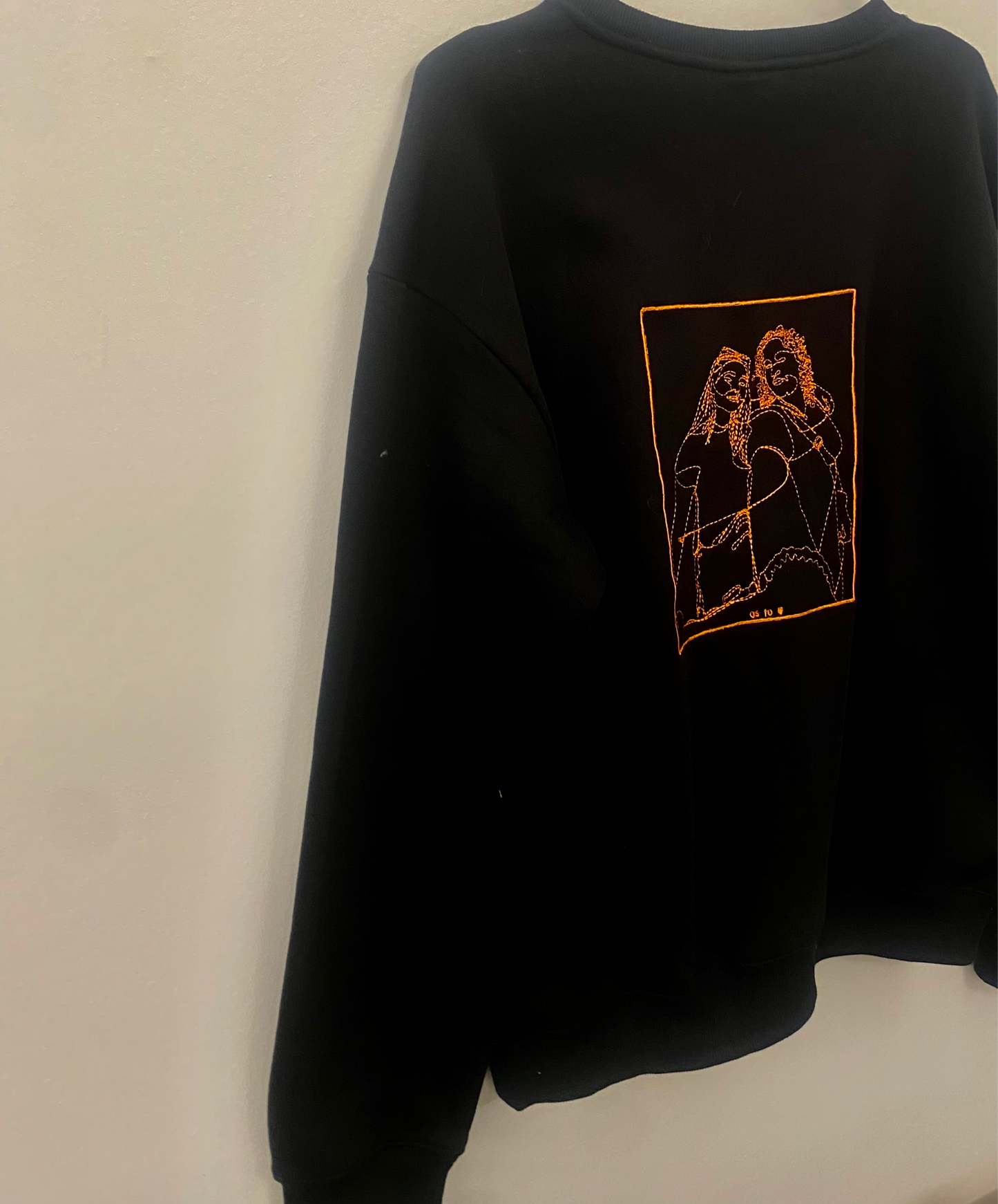 Sweatshirt med Spotify kode