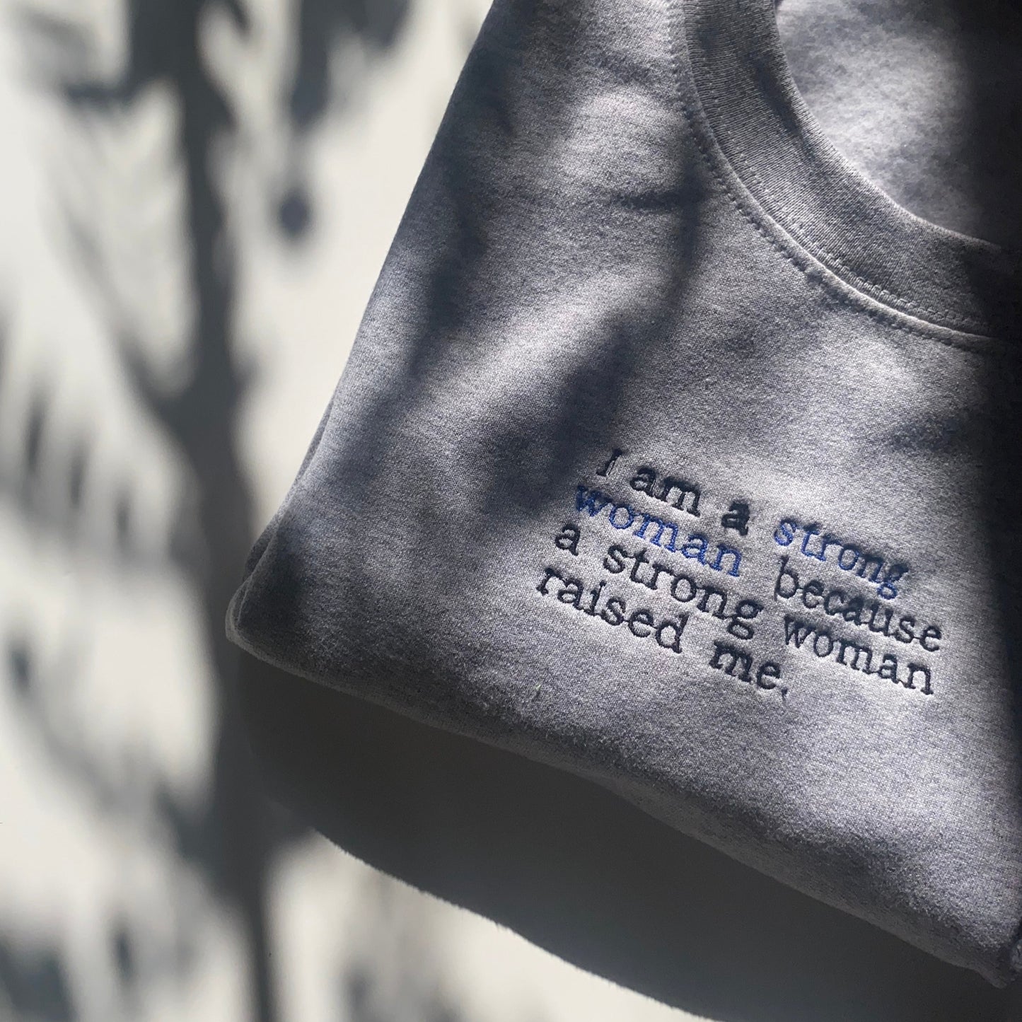 Sweatshirt med Valgfrit Tekst/Citat